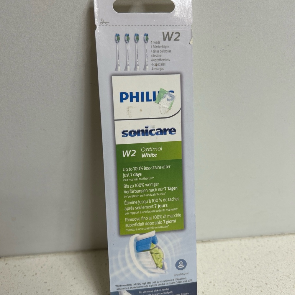 Philips Sonicare W2 Optimal White Brush Heads Pack of 4